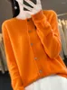 Women's Knits Spring Female O-Neck Cashmere Merino Wool Sweater Women Knitted Hollow Out Knitwear Clothing Tops