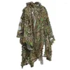 Survêtements pour hommes Camouflage Cape 3D Feuille Costume Maple Lucky CS Fan militaire Costume de chasse caché