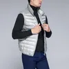 Gilets pour hommes Hiver Hommes Canard Down Gilet Manteau Ultraléger Sans Manches Puffer Gilet Veste Ultra Mince Chaud Léger Doudoune Taille MWB014 230822