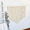 Tapisseries Macramé BOHO Tapisserie Gland Coton Corde À La Main Nordique Art Tenture Murale Pour Salon Chambre Décor À La Maison Z039