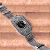 Polshorloges Jade Angel Sterling Silver Luxury Vintage Watch 925 Bracelet met Marcasite -sieraden voor vrouwen