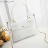 Totes 2022 Fashion PVC Jelly Bag Frauen kleine transparente Schulterhandtaschen Mini Mobiltelefonkette Crossbody Messenger Tasche für Mädchen HKD230822