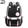 Sacs d'école Fengdong enfants école sac à dos pour filles style coréen noir rose mignon sac à dos cartable kawaii sacs à dos pour adolescentes cadeau 230822