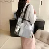 Totes Luxury Designer Clear Transparent Jelly Handbags For Women Pvc Tote Bags Work Large Capacity Shoulder Bag Versatile 2023 Fashion HKD230822