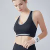 2023New yoga -outfit Zomer Women Training Bra Push Up Fitness Wear verzamelen Shockproof Gym Sports lopen Mouwloze tanktop origineel