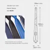 Neck Ties Mens Luxurious Slim Necktie Stripe Tie for Men Business Wedding Jacquard Male Dress Shirt Fashion Bowtie Gift Gravata 230822