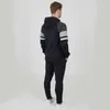 Tracksuits voor heren sportpak herfst en winter casual trui 2023 lange mouwen fleece tweedelige set met capuchon