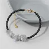 Braccialetti di fascino Irregolare Crystal Natural pietra naturale Bracciale regolabile per perle di riso con ghiaia scheggiata per donne UOMINI Gioielli Fashion