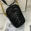 moda lüks bayanlar mini zincir omuz çantası boyutu 12cm*6cm*18cm tasarımcı marka messenger klasik yüksek kaliteli cep telefonu çantası cüzdan