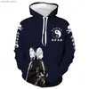 Herrhuvtröjor Sweatshirts Factory Direct Sales 81% Discount Men's Hoodie Halloween Horror 3D Printing Autumn New Unisex Hoodie Q230822