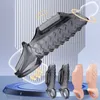 Massager Sleeve for penis opóźnienie pierścień kutas Mężczyźni opóźnione wibratory erotyczne z wytryskiem sklep dla dorosłych