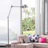 Lampadaires Lampe Minimaliste 1.5M En Aluminium Chapeau Forme Bureau Éclairage Debout E27 Extensible Foyer Étude Café Décoration Lumières