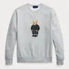 Весь 2021SS одинаковый свитер с круглым вырезом, осенне-зимняя одежда, рубашка с принтом, футболка с медведем, милая рубашка с длинными рукавами, размер США 261J