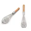 Ei -Werkzeuge Holzgriff manuelle Schlächter Küche Handmischer Kochen Schaum Koch Mixer Whisk Drahtschläger Werkzeug LX1604 DROP SERVICE HOME G DH6ME