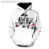 Men's Hoodies Sweatshirts Men's Sweatshirt Horror Movie 3D Hoodie Printed Fashion Jacket Sweater Autumn Casual Coat Unisex Q230822