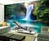 Wallpapers Custom Wallpaper Moutain River Nature Scenery Po Wall Murals Living Room TV Sofa Background Papers Home Decor