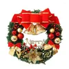 Decorative Flowers Christmas Wreath Oil Lamps Door Hanging Home Decor Base Accessories Artificial Free Shiping