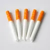 Tubo fumante ceramico pipa da colpistica di sigaretta filtro giallo color100pcs/scatola a forma di sigaretta tubo di tabacco