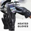 Gants de sport Électrique Chauffant Rechargeable USB Chauffe-Mains Chauffage Hiver Moto Thermique Écran Tactile Vélo Étanche 230821