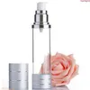 15 ml 30 ml 50 ml 80 ml 100 ml argent bouteille sans air emballage cosmétique pompe à vide Lotion étui de voyage # 466goods Ktrlg