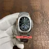Montre de mode de luxe étanche 5712 Phase de lune automatique montre pour homme réserve de marche D-bleu Texture cadran Bracelet en acier inoxydable me3541