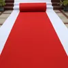 기타 이벤트 파티 용품 맞춤형 길이 웨딩 카펫 통로 주자 레드 흰색 실내 실외 두께 1 mm 230822