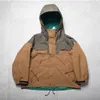 Trench de trincheira masculina 2023 Kolor Beacon Oversize contorno à prova de vento e à prova d'água, amantes de rua ao ar livre WY752