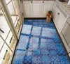 Наклейки на стенах 10pcsset Dream Blue Tile Sticker Kitchen Backsplash Налитые ванные комнаты водонепроницаемые домашние декоры наклейки на кожуру Art Mural 230822