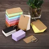 4sets Portable Buckle Binder Notes Flash Cards Memo Pads Diy Blank Card Statemery Notepbook Loose Leaf Boter Word Изучение