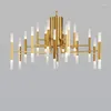 Chandeliers Nordic LOFT LED Living Room Dining Lighting Bedroom Bedside Pendant Lamp Villa Duplex Lobby Interior Decoration