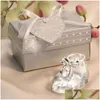 Feestvoorkeur Crystal Baby Bootie Shoe Keepsakes Figurine Bridal Shower Gunsten Doop Return Gift ZA4409 Drop Delivery Home Garden Fest Dhlna