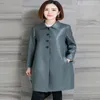 Frauen Lederjacke echte Frühling Herbst Frauen Kleidung Winter Koreaner Vintage Schaffelljacken She2023