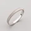 wide 18K gold gear silver bracelets for women set ring luxury tennis Fashion unisex jewelry designer girl wife jewlery party gifts Accessories Wedding grace