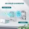 Autre Maison Jardin Portable Ventilateur Climatisation Mini Rechargeable USB Ventilateur Bureau Pulvérisation Humidificateur Maison Refroidisseur D'air Pour Chambre 230821