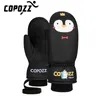 Sporthandskar Copozz Children S Ski 3 M Thinsulate Winter Keep Warm Finger Cute Cartoon Waterproof Ultralight Snowboard 230821