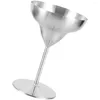 머그잔 컵 GOBLETSGOBLET 칵테일 금속 스테인레스 스틸 컵 마티니 샴페인 유리 파티 파티 음료 바드 링킹 불가능한 레드 주스