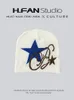 Berets Autumn and Winter Street Trend Y2k Star Beanies for Women Korean Fashion Pau