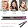 Curling Irons Wireless Hairnener com base de carregamento Mini 2 em 1 rolo USB 4800mAh sem fio portátil sem fio seco e molhado usa 230821