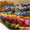 Fabric And Sewing 8.7 Yard Embroidery Thread Cross Stitch Floss Cxc Similar Dmc 447 Colors Wholesale Lz0903 Drop Delivery Home Garden Dhipa