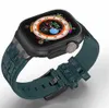 스마트 스트랩 팔찌 AP 모드 키트 브레이슬릿 악어 프린트 액체 시리즈 시리즈 3 4 5 6 7 8 SE Ultra Iwatch 38 40 41 42 44 45 49mm