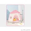 Tentes jouets Enfants Château de couchage intérieur Filles Tente pliable Maison de jeu Château extérieur Tente pliante Jouets Enfants Tente Cadeaux R230830