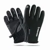 Mannen en vrouwen Outdoor Waterdichte vinger blootgesteld Touchscreen Winter Fleece Fleece Thermische motorcyclus Racing Skiing Gloves 220108261V