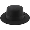 Wide Brim Hats Bucket Fashion Ladies Wool Cylinder Fedora Autumn Winter Womens Top Hat Men Felt Brimmed Bowler Fedoras Vintage Classic 230822