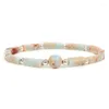 Strand Wholesale Natural Ameetyst Square Bead Bracciale Women Simple Fashion Charm Hand Coppia Anime