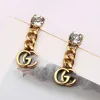 Diverses boucles d'oreilles vintage 925 designers argentés lettres d'oreille stratones bijoux femmes 18k plaqués diamants de la Saint-Valentin cadeaux