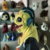 Feestmaskers Monster Fish Creature Mask Mask Halloween Creepy Drinke Dress Up Latex Nieuwheid Kostuum Full Head Horror 230821