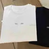 Designer Fashion Italy Brand Casual Mens and Women Summer Pure Cotton Oversized T Shirt Letter Printed Couples Tee Ness