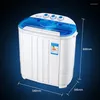 Double Tub Mini Washing Machine Small Semi-automatic All-in-one