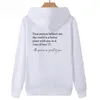 Männer Hoodies Sweatshirts Liebe Person hinter mir Hoodie Die Welt ist ein besserer Ort mit Kapuzenpullover psychische Gesundheit Pullovers Unisex sein Top 230821