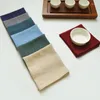 Storeczka serwetki lniane japoński styl wielokrotnego użytku Mat Mat Kitchen Streal stołowy Trwałe ręcznik do jadalni rodzinne obiady wesela